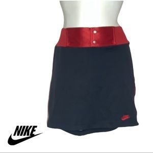 Nike Red and Black Sports Skirt